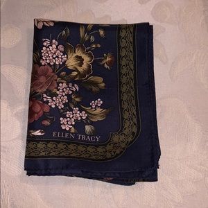 Ellen Tracy Vintage Floral Scarf